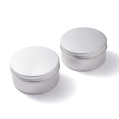 (Defective Closeout Sale Border damaged)Aluminum Screw Cream Jar CON-XCP0001-71-1