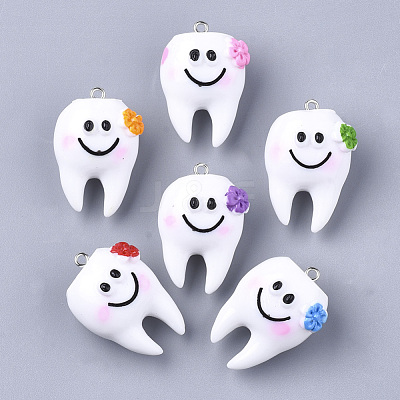 Resin Pendants RESI-T028-15-1