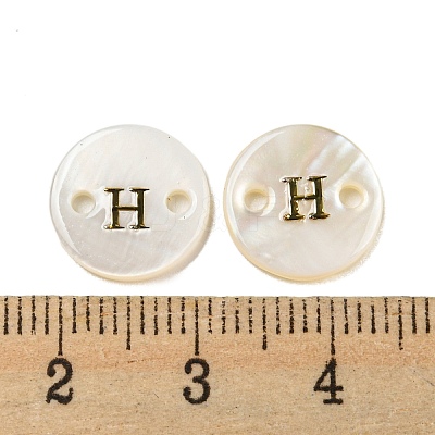 Freshwater Shell Buttons BUTT-Z001-01H-1