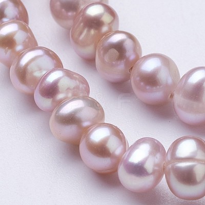 Natural Cultured Freshwater Pearl Beads Strands PEAR-F004-04-1