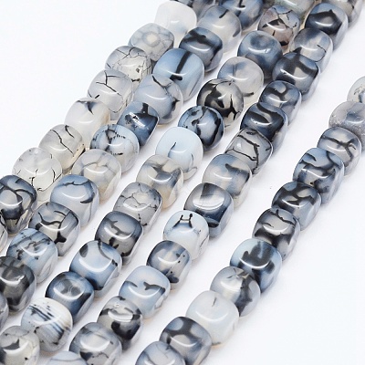 Natural Agate Beads Strands X-G-E469-01D-1