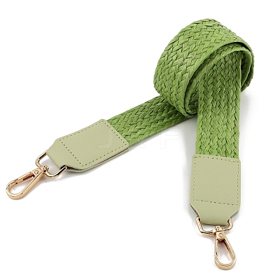 PU Imitation Leather & Raffia Bag Handles PW-WGC4EAE-06-1