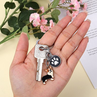 Alloy Enamel Keychains KEYC-SW00007-01-1