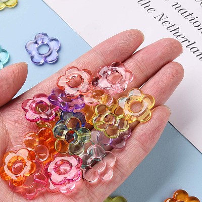 Transparent Acrylic Bead Frames X-TACR-S154-29B-1