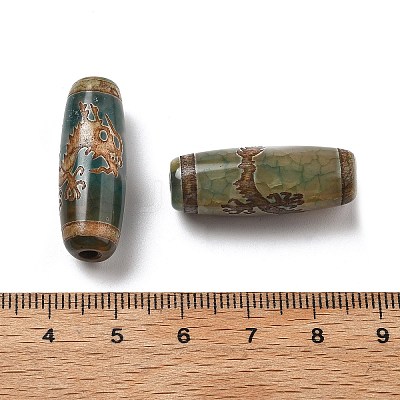 Tibetan Style dZi Beads TDZI-E004-10-1