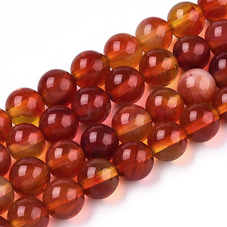 Glass Round Beads Strands GLAA-M044-01Q-1