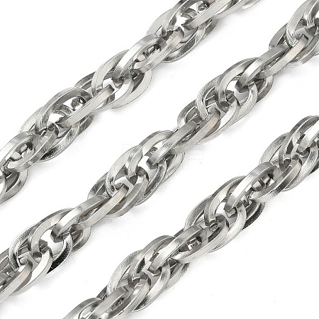 304 Stainless Steel Rope Chains CHS-H025-16P-01-1