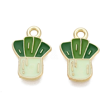 Alloy Enamel Pendants ENAM-Q003-12G-1