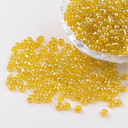 Round Glass Seed Beads X-SEED-A006-4mm-110-1