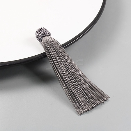 Polyester Tassel Pendants FIND-U022-18A-1