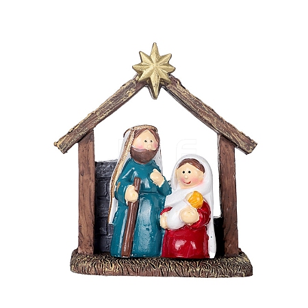 Resin Nativity of Jesus Display Decoration PW-WG4048B-02-1