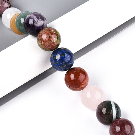 Natural Mixed Stone Beads Strands G-N353-01A-01-1