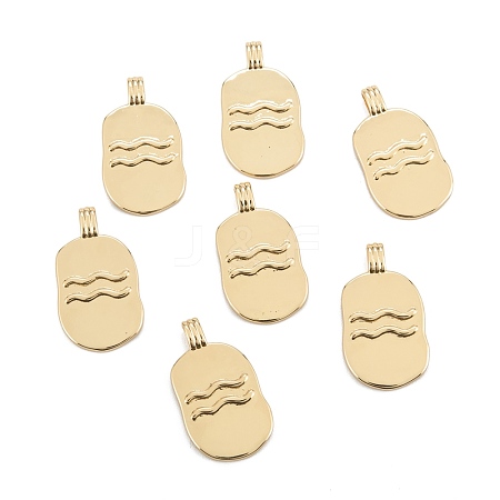 Brass Pendants KK-O140-20G-08-1