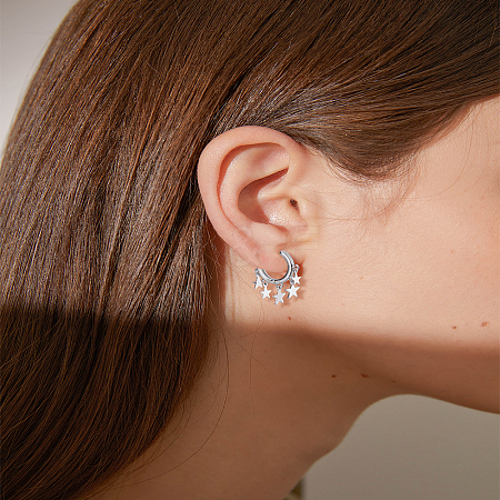 1Pair Alloy Chandelier Earrings EJEW-LP0008-035-1