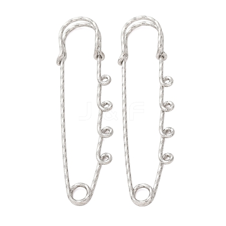 304 Stainless Steel Safety Pins Brooch Findings STAS-C181-01F-P-1