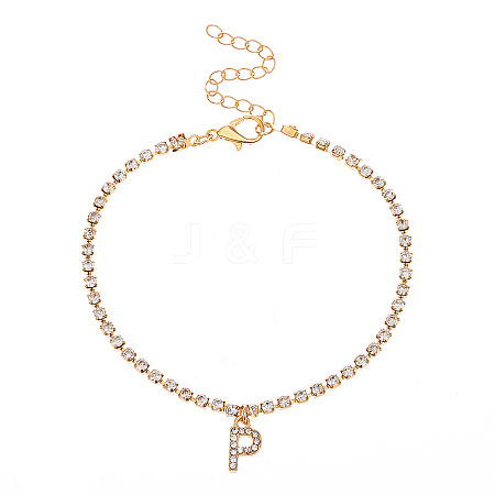 Fashionable and Creative Rhinestone Anklet Bracelets DA6716-16-1