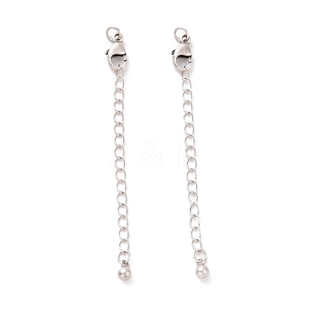 925 Sterling Silver Chain Extenders STER-D036-43AS-1