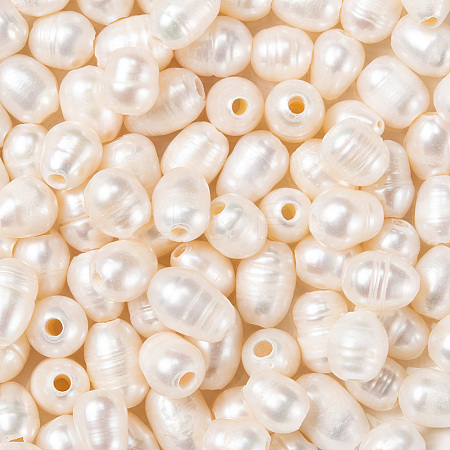 Large Hole Pearl Beads LS-PEAR-R064-01-1