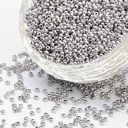 12/0 Grade A Round Glass Seed Beads SEED-Q008-F8701-1