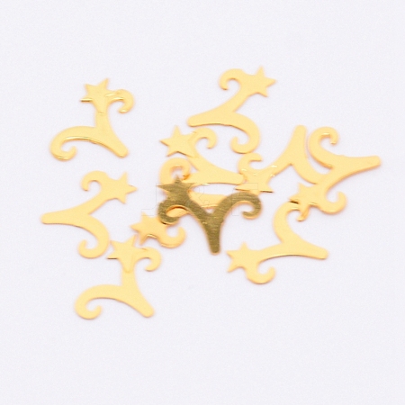 Brass Cabochons KK-WH0034-54G-07-1