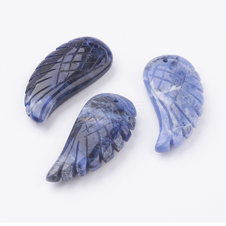 Natural Sodalite Pendants G-E435-F-08-1