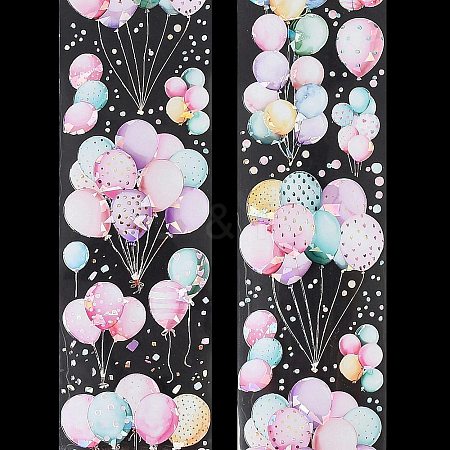 Flower PET Waterproof Stickers STIC-P015-A06-1