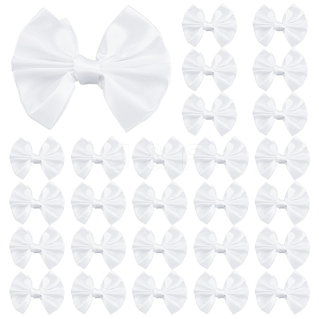 30Pcs Bowknot Polyester Ornament Accessories DIY-AR0005-11A-1