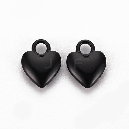 Spray Painted Alloy Charms PALLOY-Q433-032I-RS-1