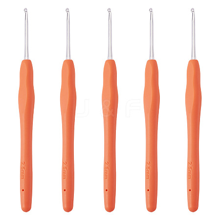 TPR Handle Aluminum Crochet Hook Needles TOOL-TA0001-13F-1
