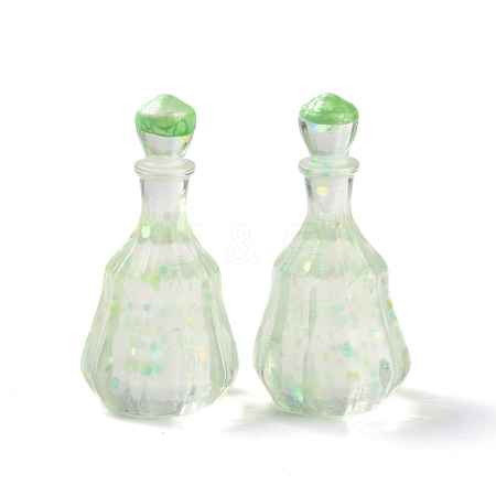 Dummy Bottle Transparent Resin Cabochon LS-RESI-E025-06A-1