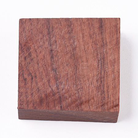 Square Wooden Pieces for Wood Jewelry Ring Making WOOD-WH0101-29F-1