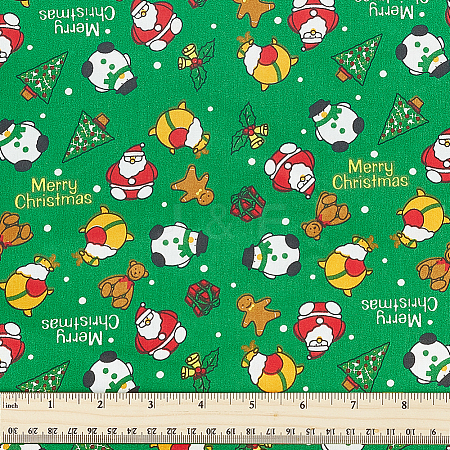 Christmas Theme Cotton Fabrics DIY-WH0622-374A-1