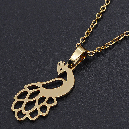 201 Stainless Steel Pendants Necklaces LS-NJEW-S105-JN703-45-2-1