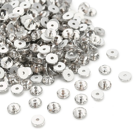 Faceted Transparent Glass Beads GLAA-P075-01D-01-1