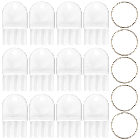 18 Bags ABS Plastic Toilet Paper Dispenser AJEW-CN0006-69-1