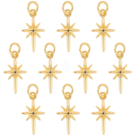 20Pcs Brass Pendants KK-SC0006-72G-1