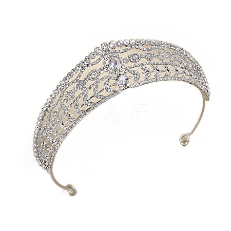 Rhinestone Hair Bands PW-WGED46A-05-1