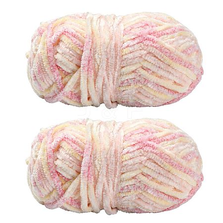 Super Bulky Chenille Polyester Yarn YCOR-FZC0001-01G-1