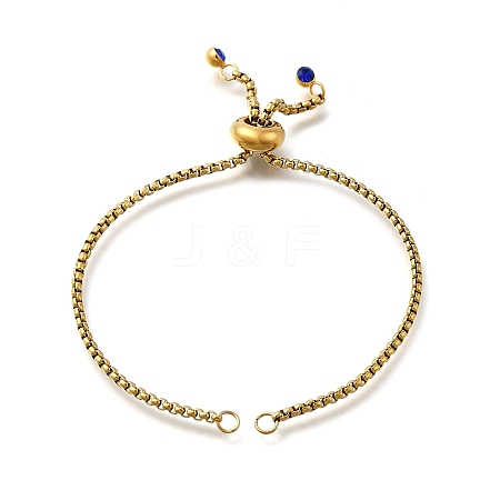 Adjustable 304 Stainless Steel Slider Bracelet/Bolo Bracelets Making STAS-I153-03G-03-1