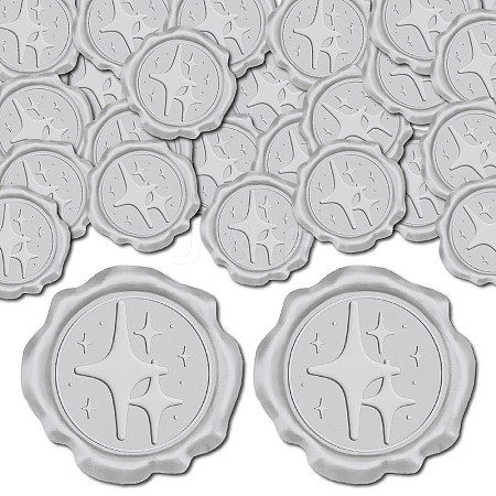 CRASPIRE Adhesive Wax Seal Stickers DIY-CP0009-53B-07-1
