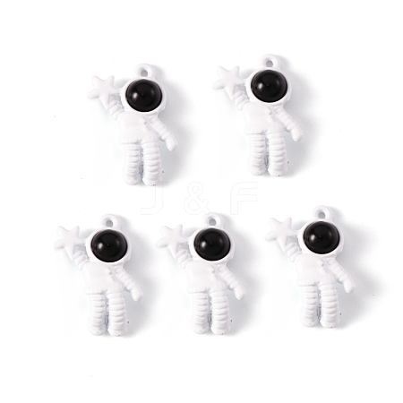 Spray Painted Alloy Pendants PALLOY-S135-033-RS-1