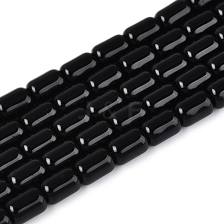 Opaque Glass Beads Strands GLAA-T028-14P-01-1