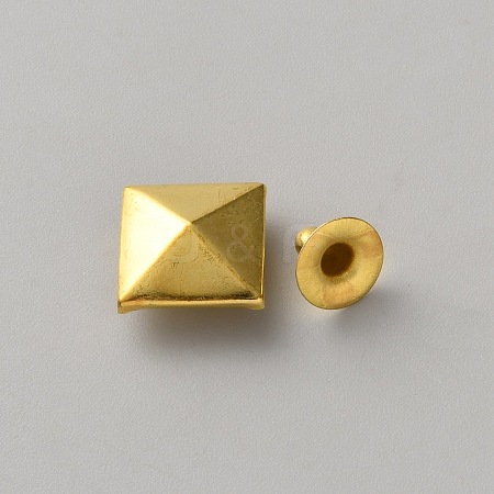 Brass Rivets KK-WH0103-009G-06-1