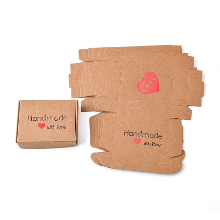 Kraft Paper Gift Box CON-L014-A02-1