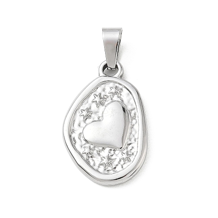 304 Stainless Steel Pendants SA-CBA34D4-03A-P-1