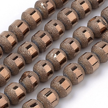 Electroplate Glass Bead Strands EGLA-S131-4mm-B06-1