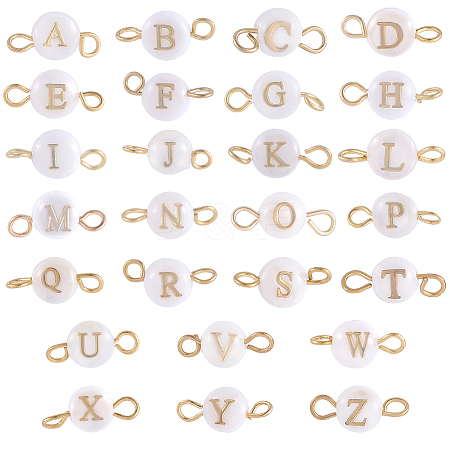 2 Bags Natural Freshwater Shell Beads Connector Charms FIND-SC0021-02-1