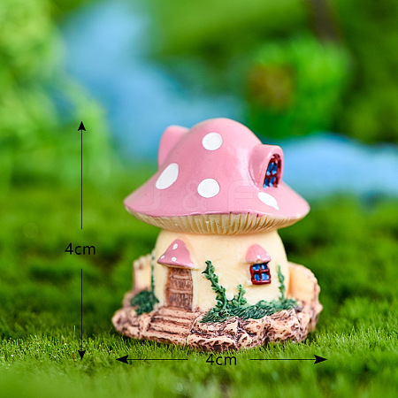 Resin Miniature Mini Mushroom House MIMO-PW0001-199A-01-1