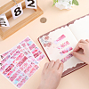 Gorgecraft 6 Sets 2 Styles Rectangle Paper Self Adhesive Category Labels Stickers DIY-GF0008-49-3