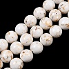 Synthetic Turquoise and Sea Shell Assembled Graduated Beads Strands GG-CBA2AE1-A07-A-2